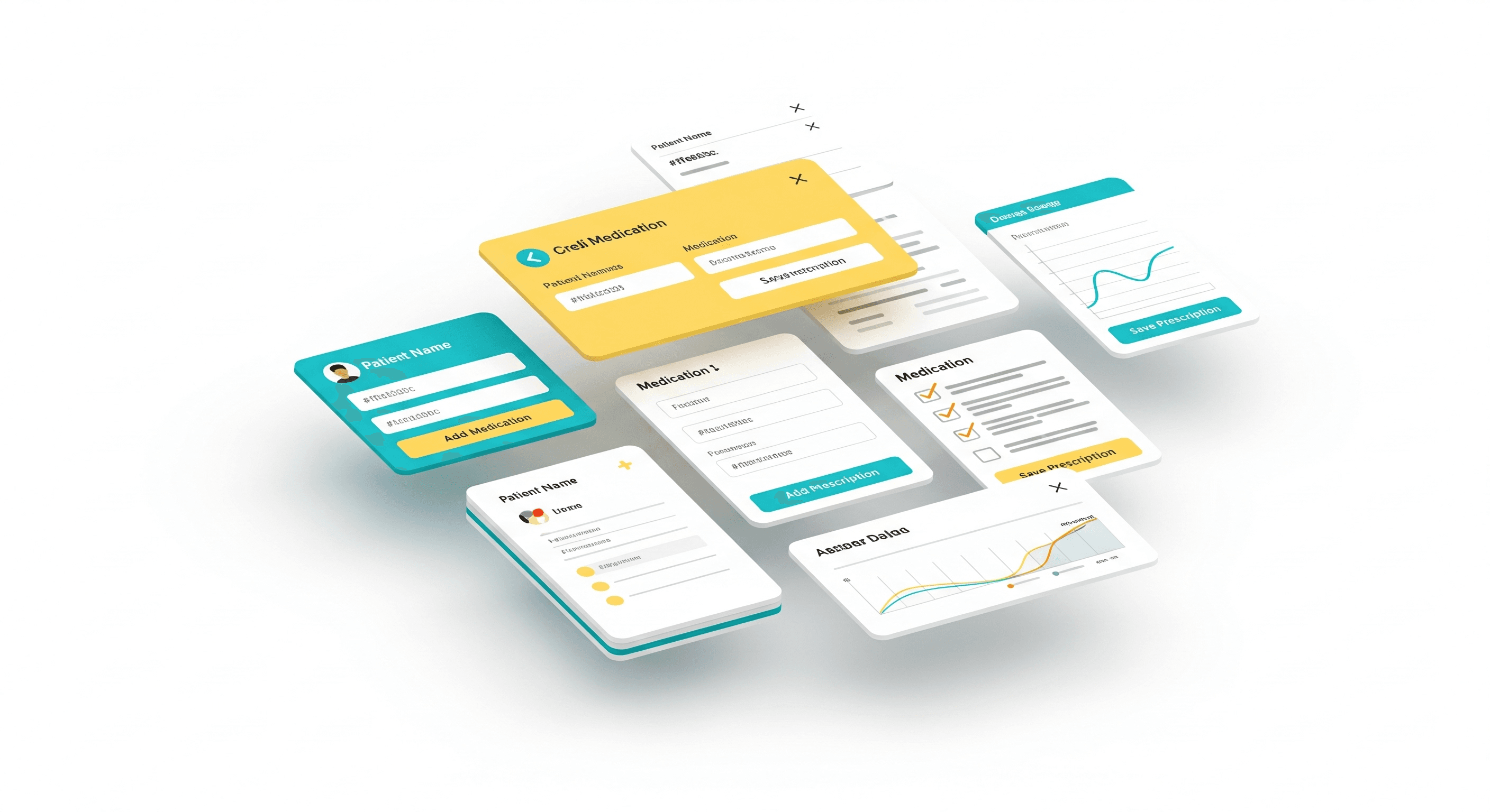 Interfaz intuitiva para crear recetas médicas